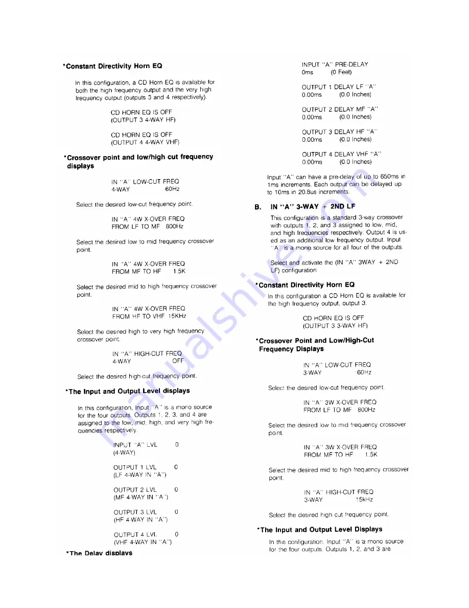 Peavey CEX 4 Operating Instructions Manual Download Page 9