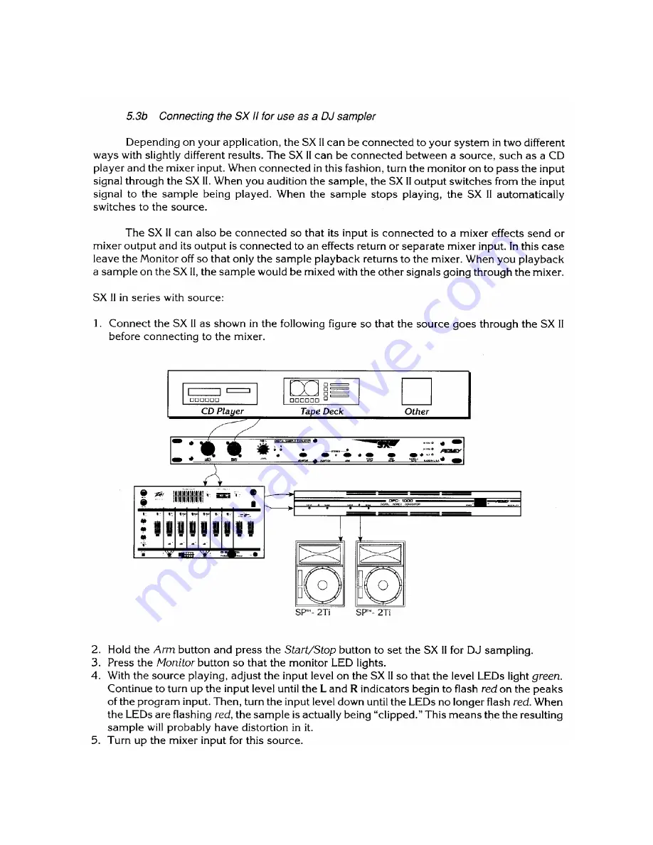 Peavey DPM SX II Скачать руководство пользователя страница 4