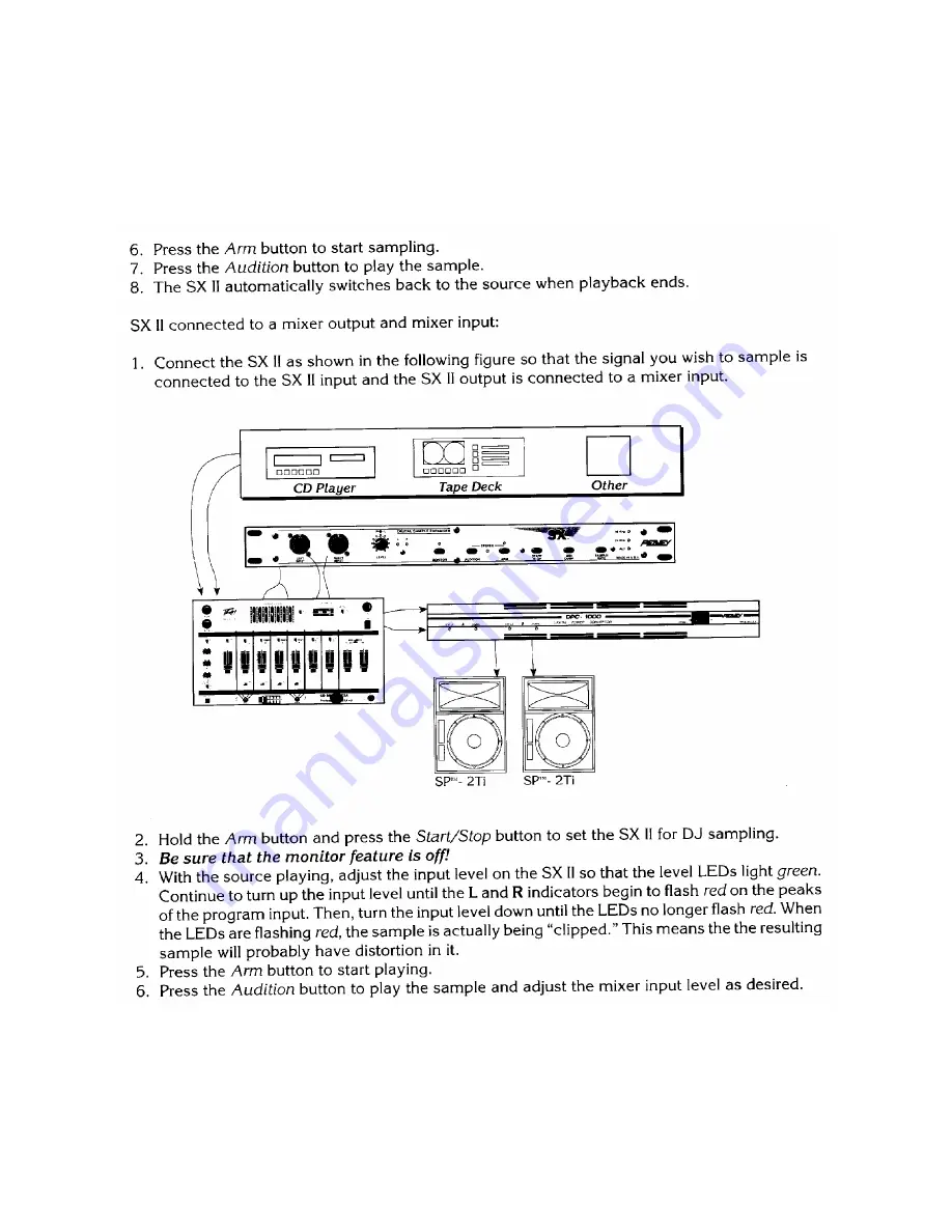 Peavey DPM SX II User Manual Download Page 5