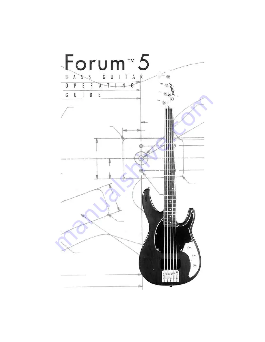 Peavey Forum 5 Operating Manual Download Page 1