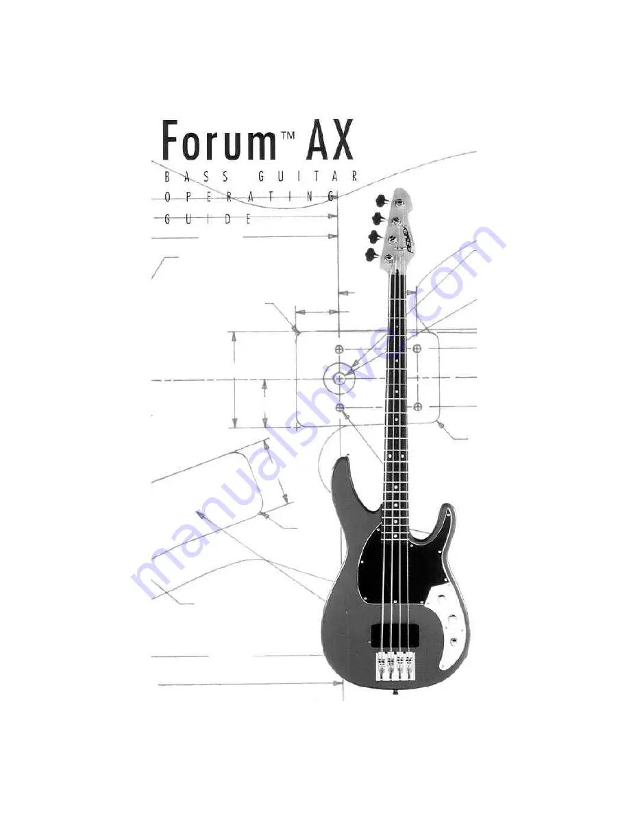 Peavey Forum AX Operating Manual Download Page 1