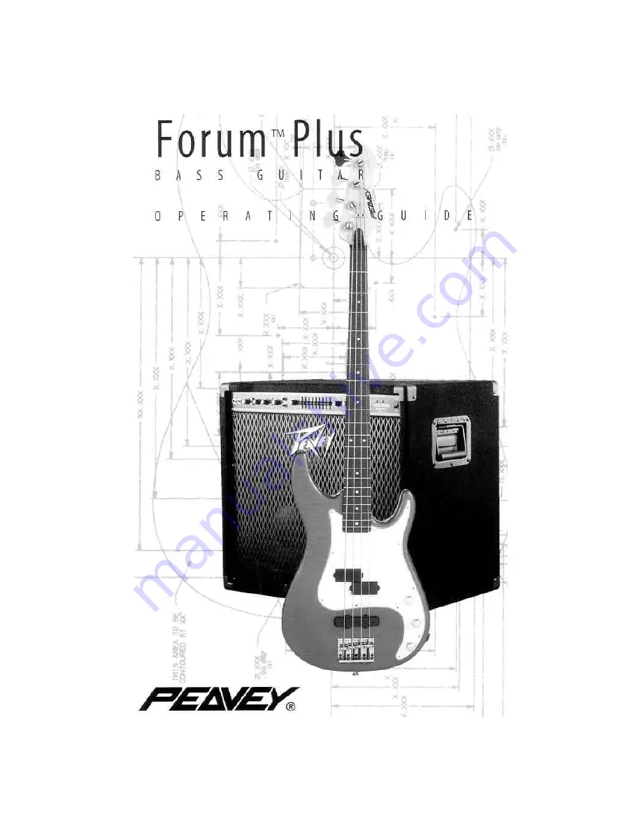 Peavey Forum Plus Operating Manual Download Page 1