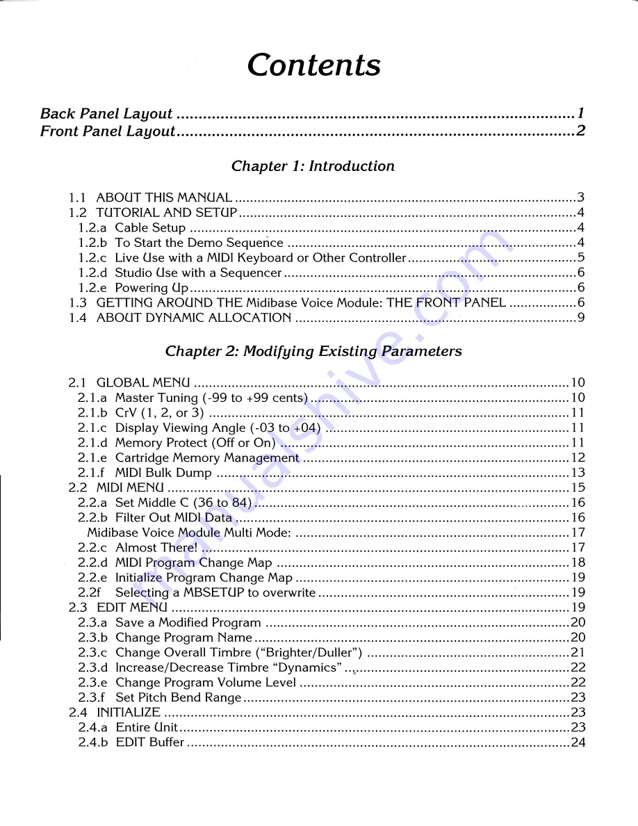 Peavey MidiBase User Manual Download Page 3