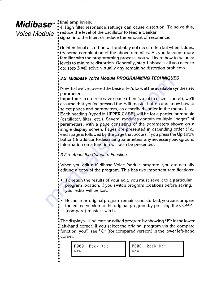 Peavey MidiBase User Manual Download Page 37