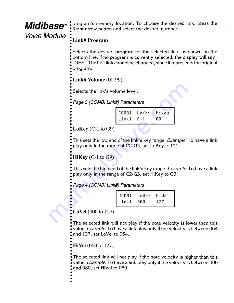 Peavey MidiBase User Manual Download Page 48