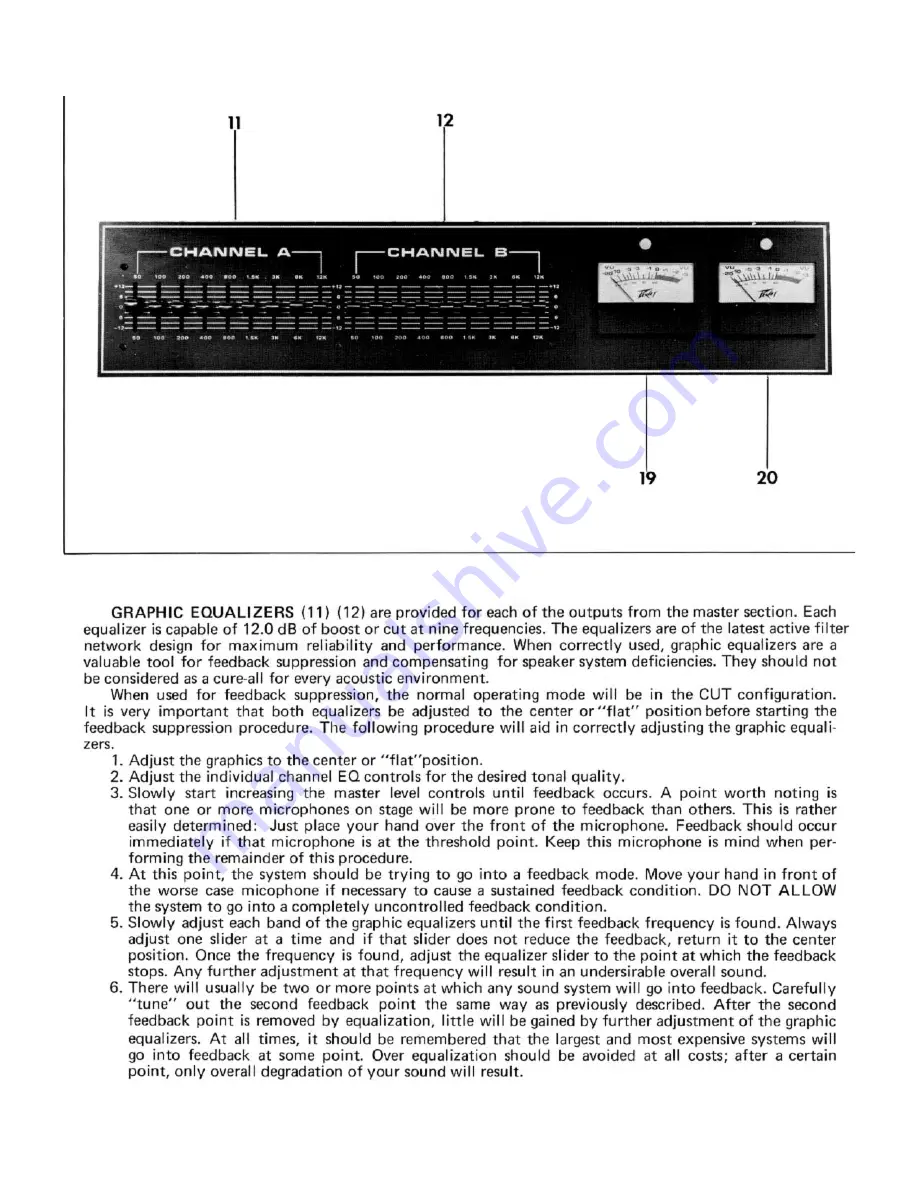 Peavey PA 1000S Скачать руководство пользователя страница 5