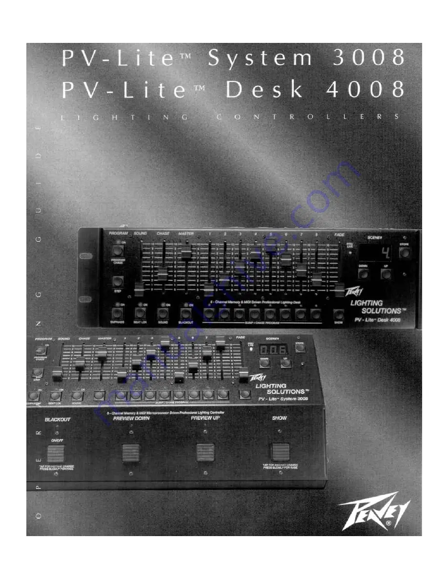 Peavey PV-Lite Desk 4008 User Manual Download Page 1