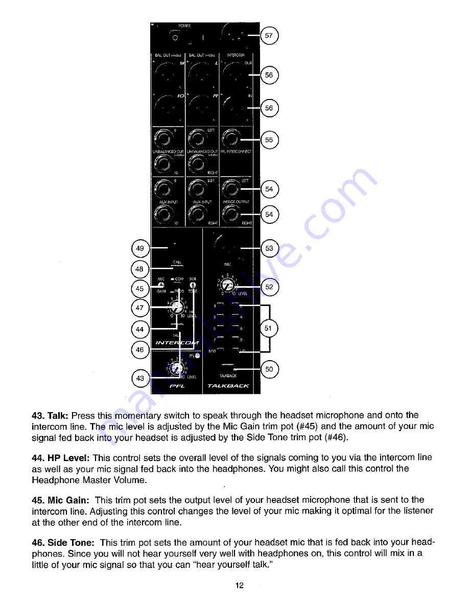 Peavey SRM 2410 Owner'S Manual Download Page 12