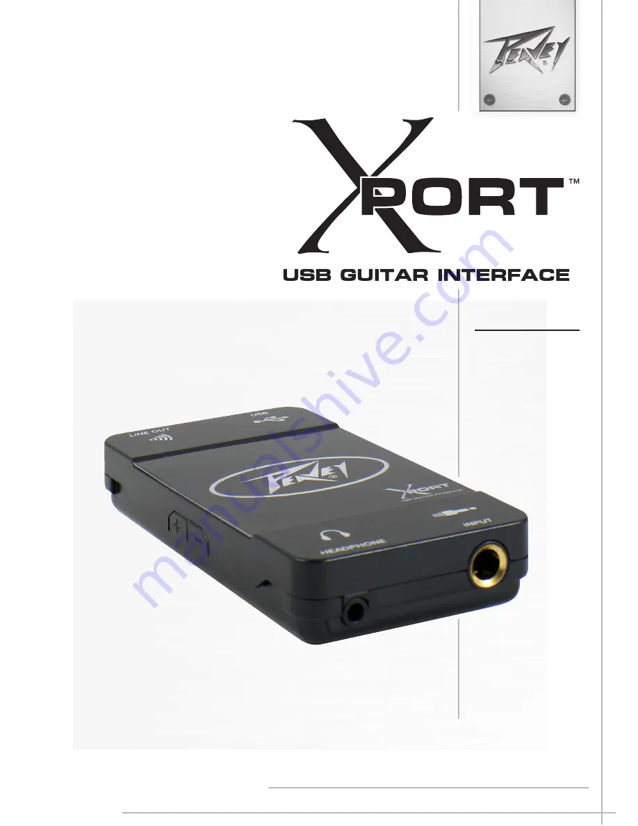 Peavey Xport Скачать руководство пользователя страница 1