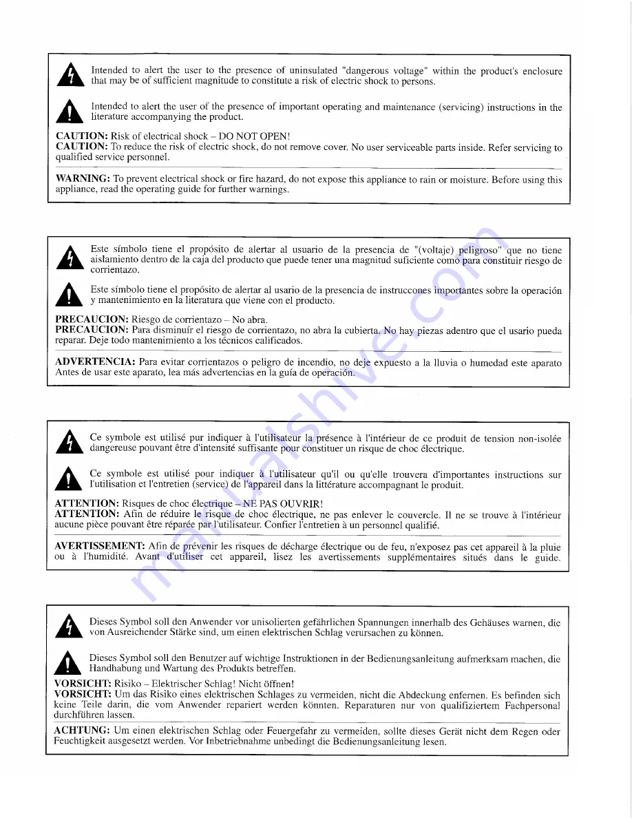 Peavey XR 560 Operating Manual Download Page 2