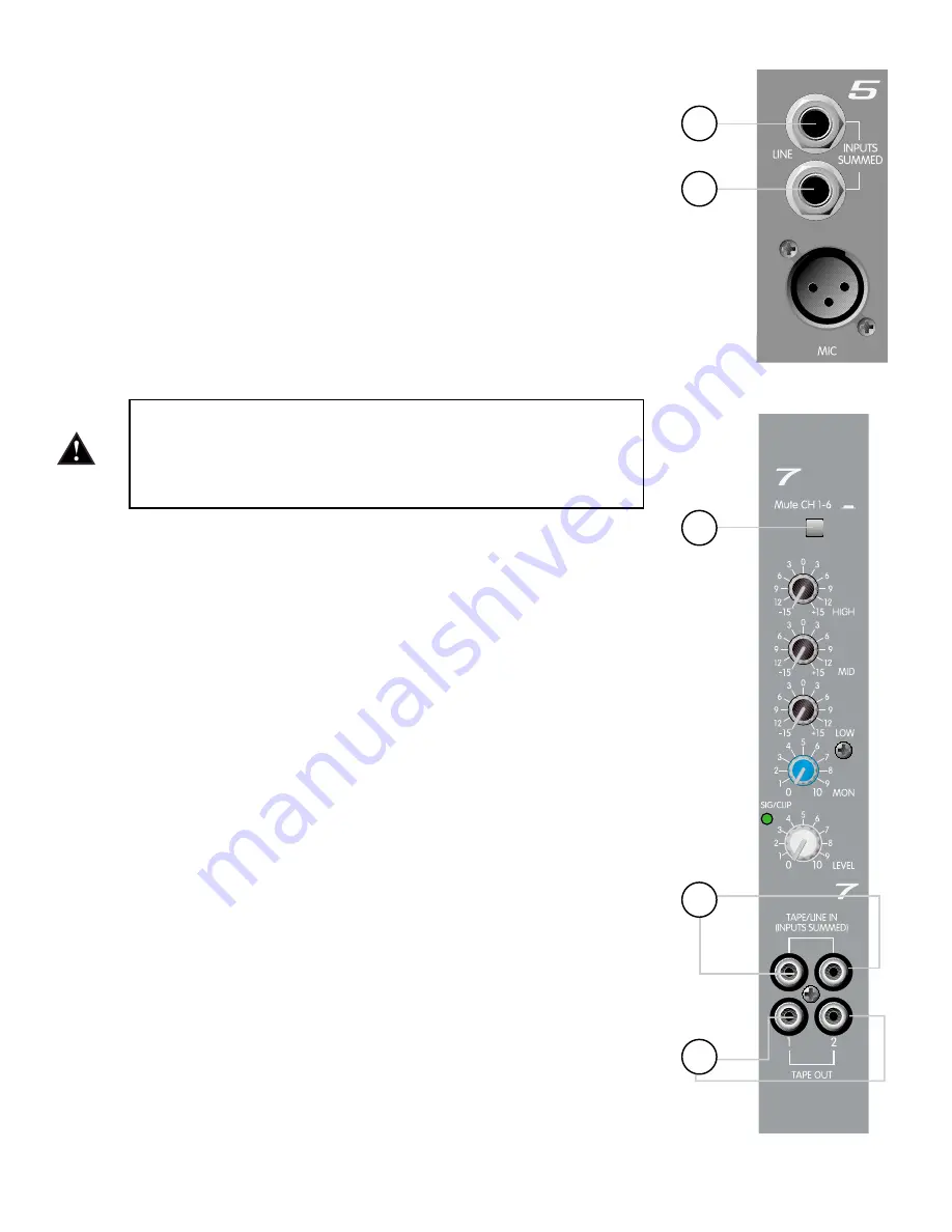 Peavey XR 600G Operation Manual Download Page 7