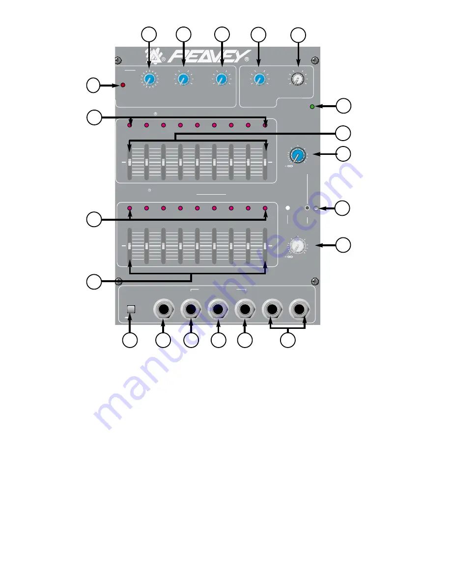 Peavey XR 696 Operating Manual Download Page 27