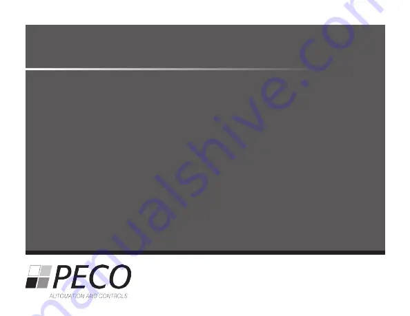 Peco Peco RW205 Скачать руководство пользователя страница 1