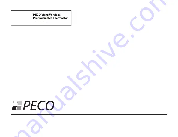 Peco Peco RW205 Owner'S Manual Download Page 24