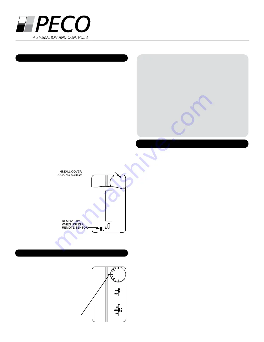 Peco TA155 Installation Instructions Download Page 1