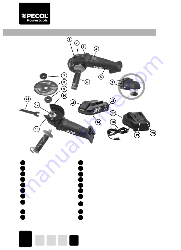 Pecol V 20 Brushless RBPROHP Manual Download Page 74