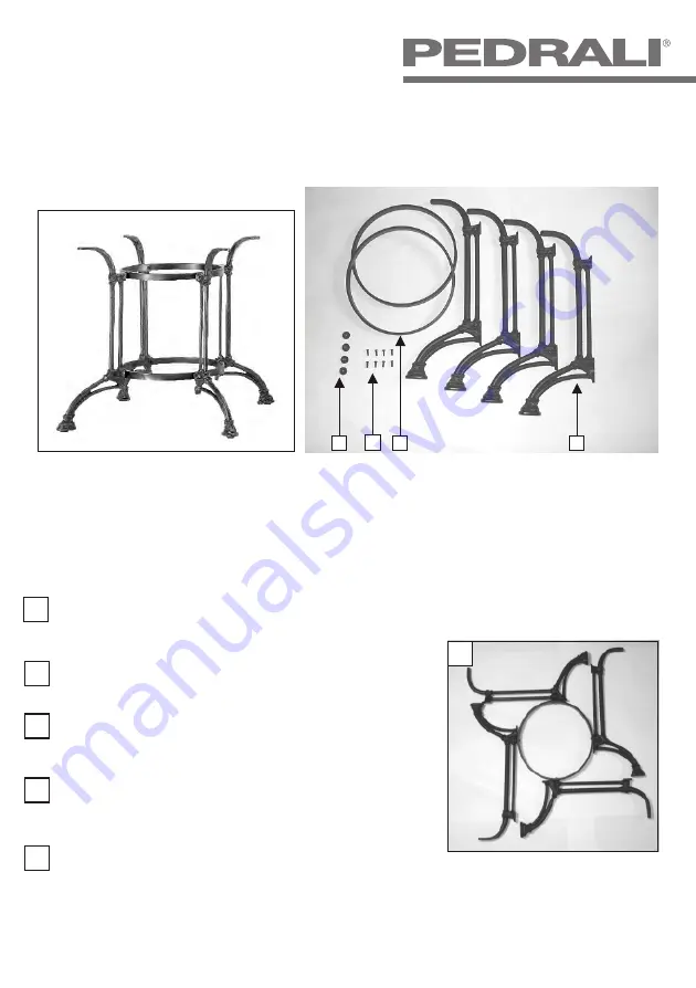 Pedrali IMPERO 4080 Instructions Download Page 1