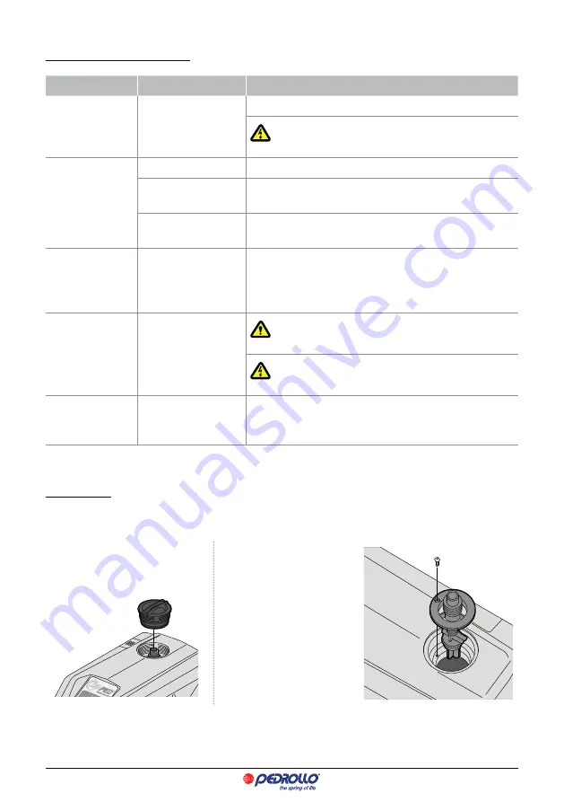 PEDROLLO DG PED 3 Instructions For Use Manual Download Page 57