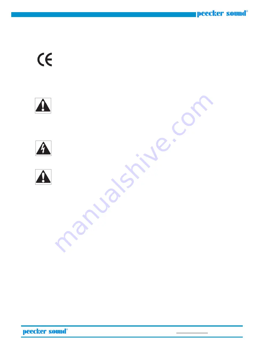 Peecker Sound JADSP1250 User Manual Download Page 4