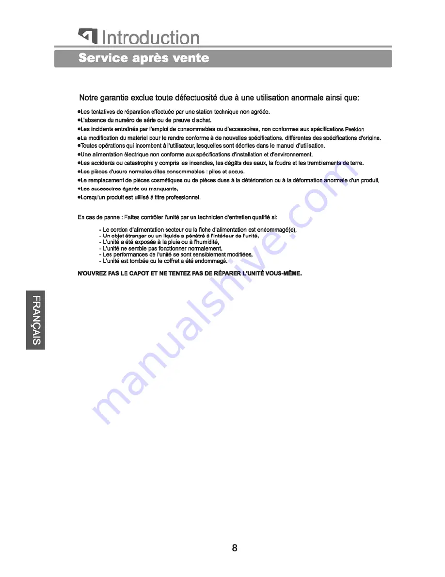 PEEKTON PK6023 Operation Manual Download Page 46