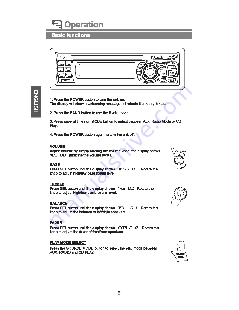 PEEKTON PKM500 RDS Manual Download Page 9