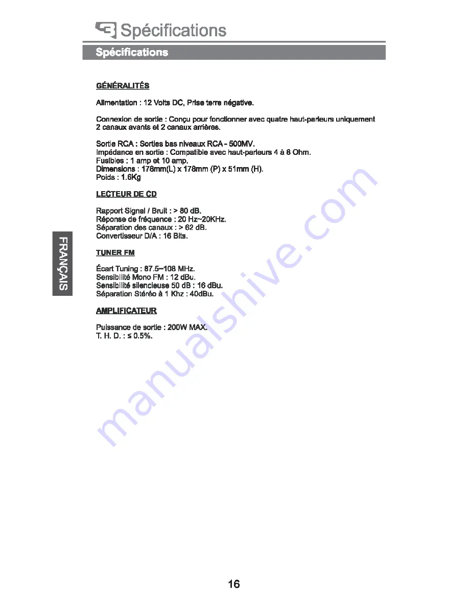 PEEKTON PKM500 RDS Manual Download Page 37