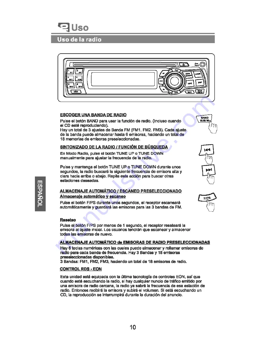 PEEKTON PKM500 RDS Manual Download Page 50