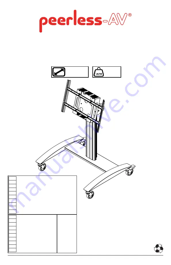 peerless-AV ACC-BPR Manual Download Page 1