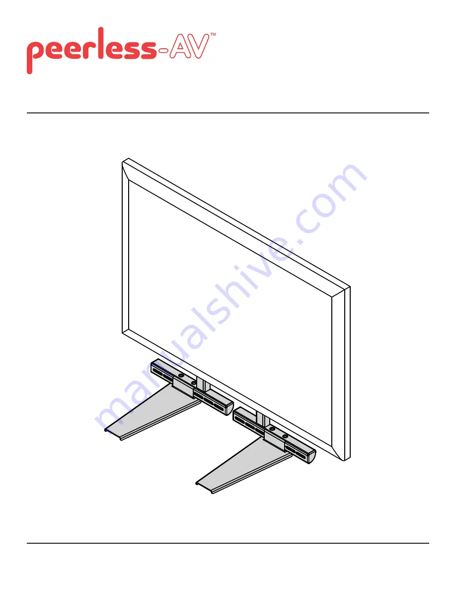 peerless-AV ACC955 Installation And Assembly Manual Download Page 9