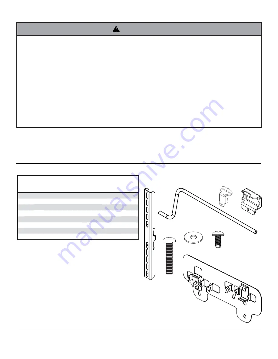 peerless-AV ACCXT101 Installation And Assembly Manual Download Page 2