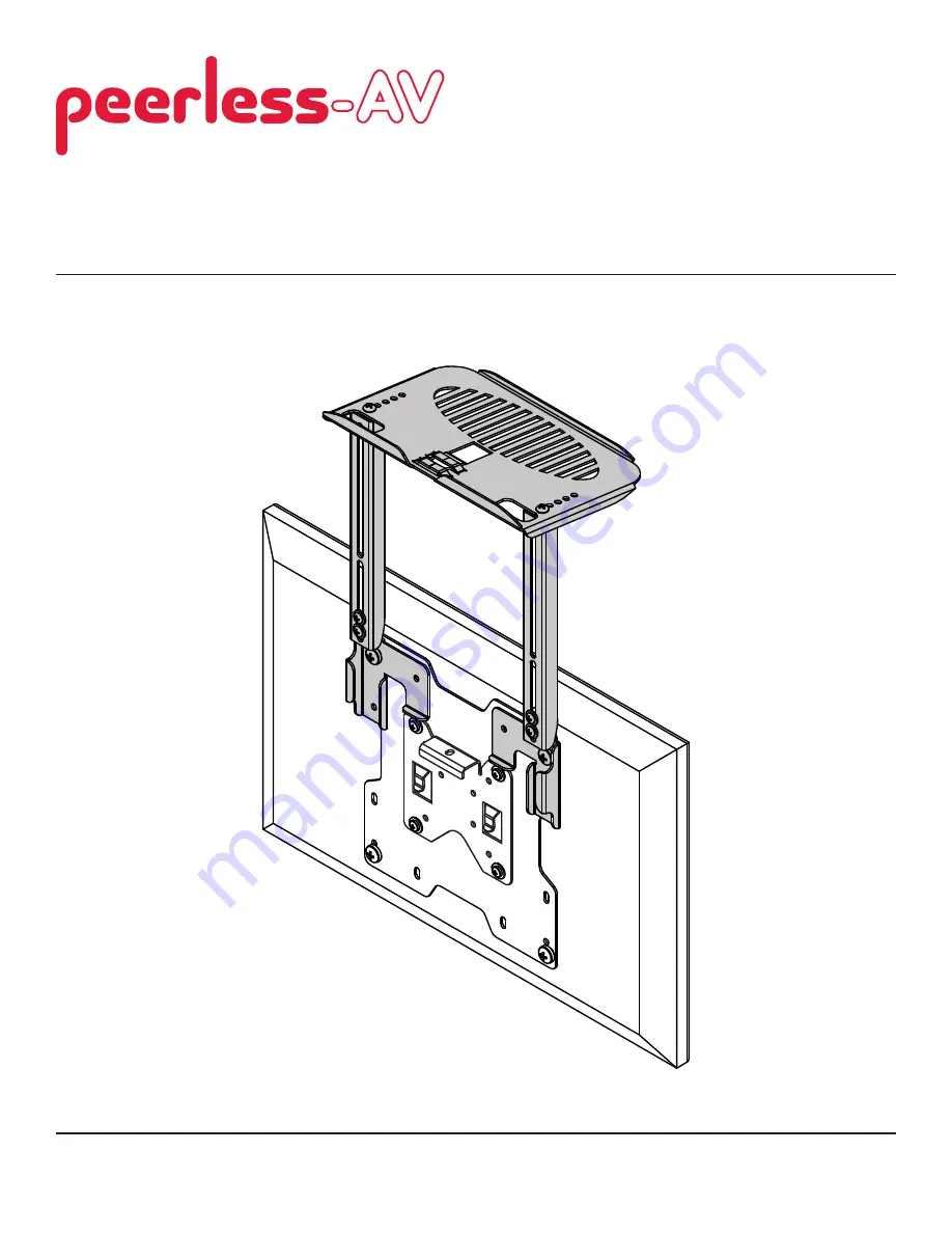 peerless-AV ACCXT301 Installation And Assembly Manual Download Page 1