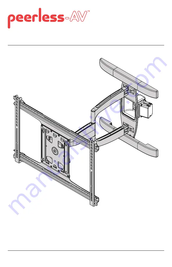 peerless-AV ACCXT400 Installation And Assembly Manual Download Page 1