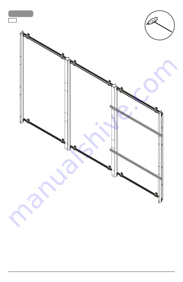 peerless-AV DS-LEDFLAAF-3X3 Installation Instructions Manual Download Page 24