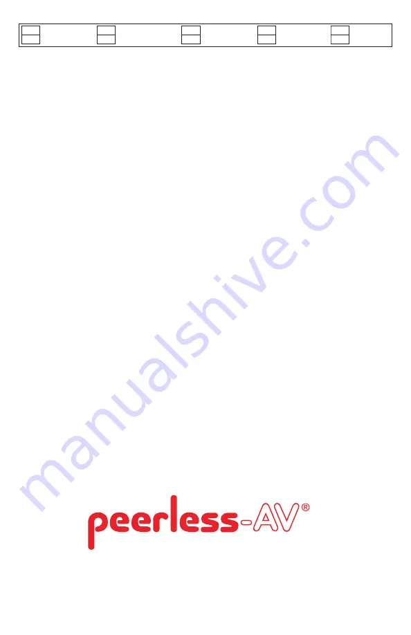 peerless-AV DS-MBZ942L-3X1 Manual Download Page 20