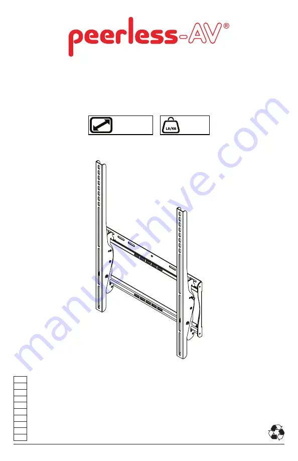 peerless-AV EST655P Manual Download Page 1