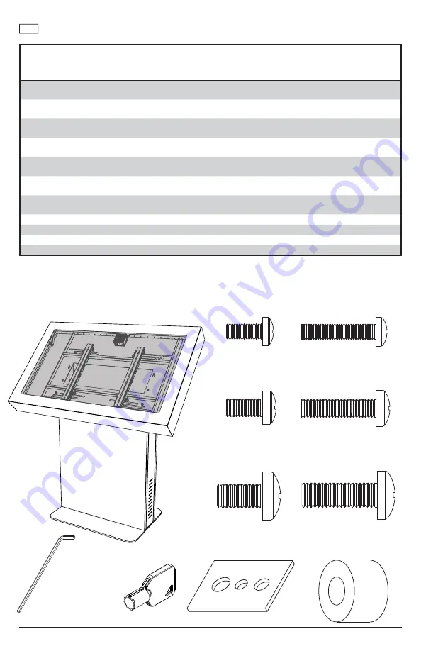 peerless-AV KIL540 Manual Download Page 3