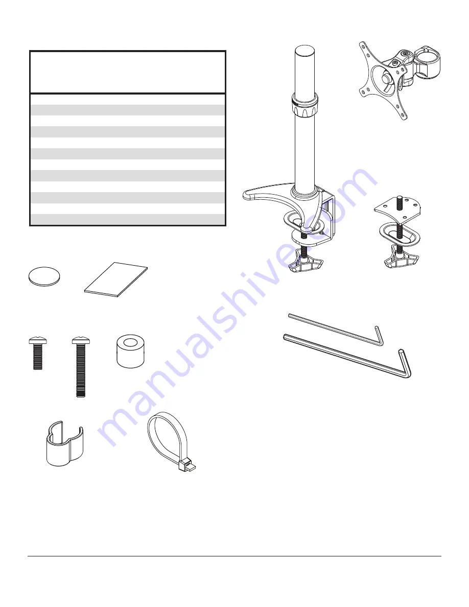 peerless-AV LCD Screens Installation And Assembly Manual Download Page 3