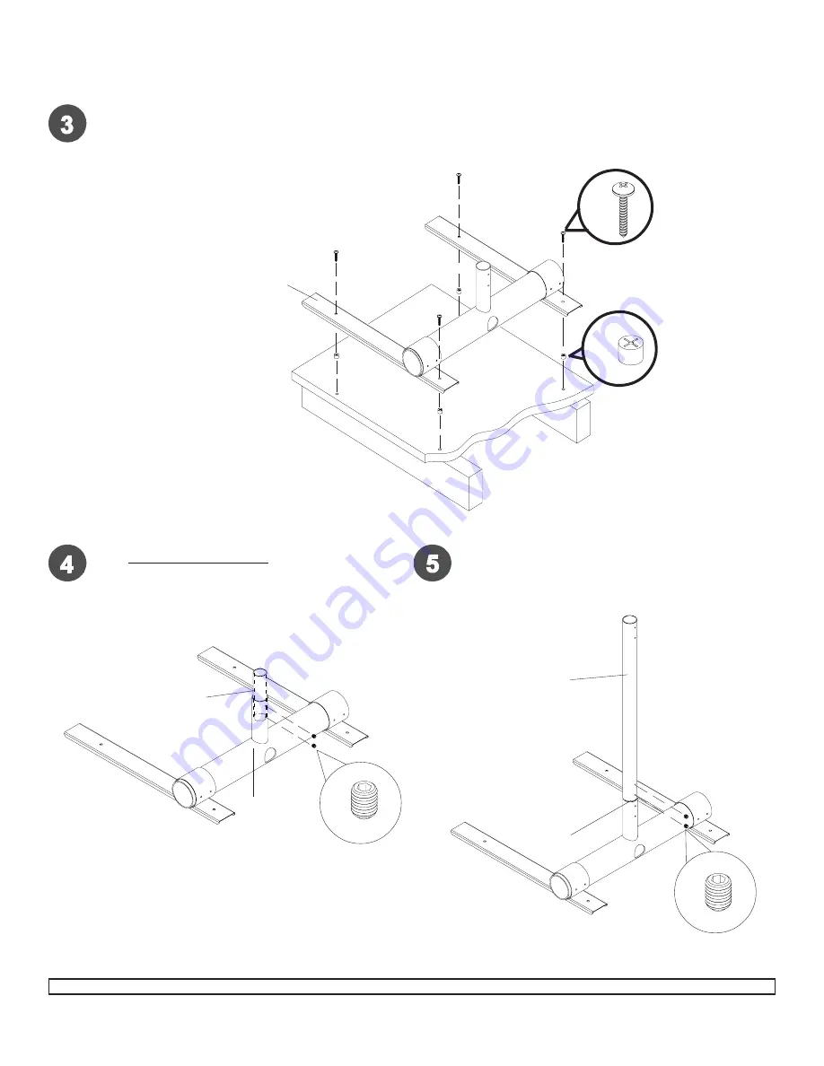 peerless-AV LCFS 100 Installation And Assembly Manual Download Page 4