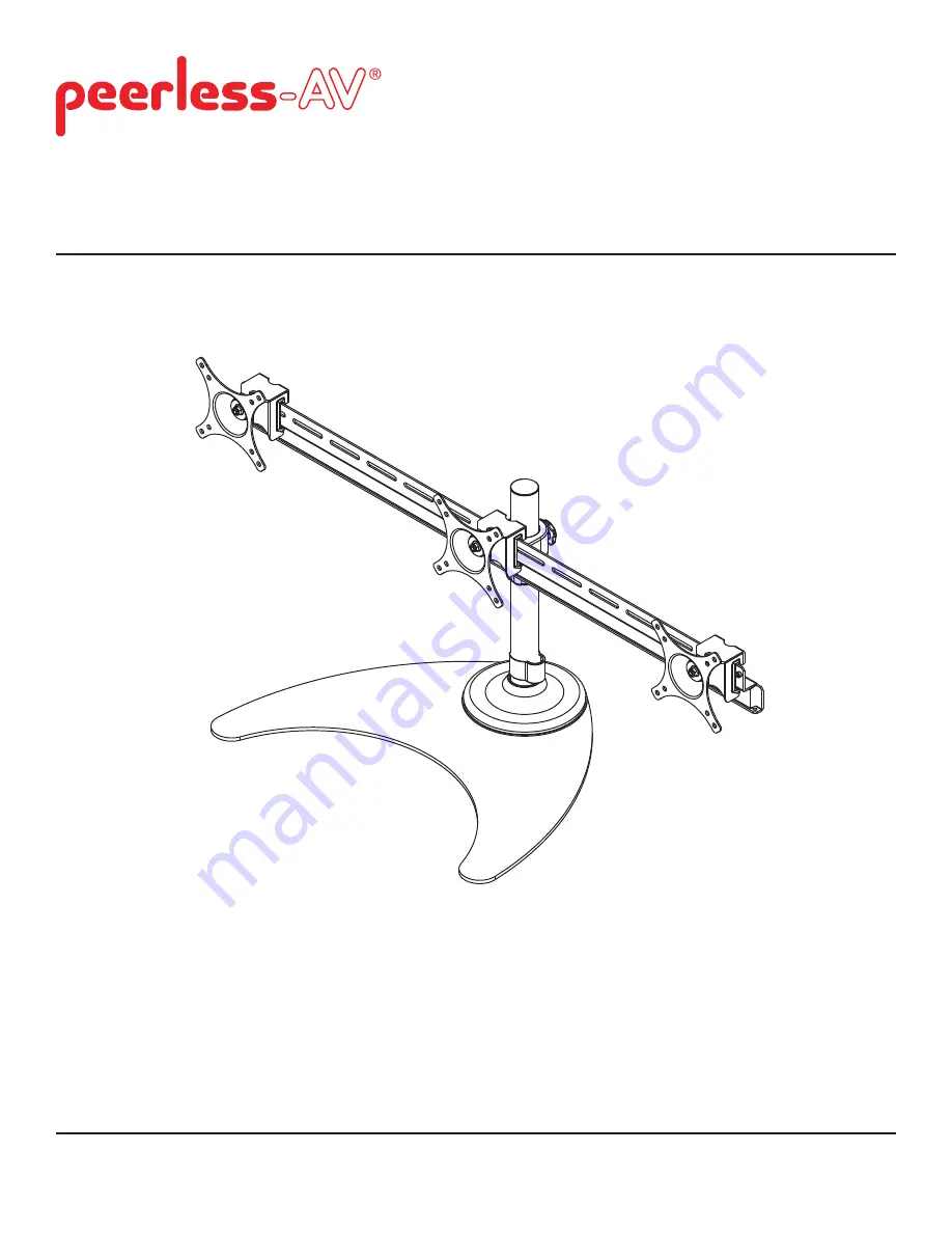 peerless-AV LCZ-3F419B Installation And Assembly Manual Download Page 8