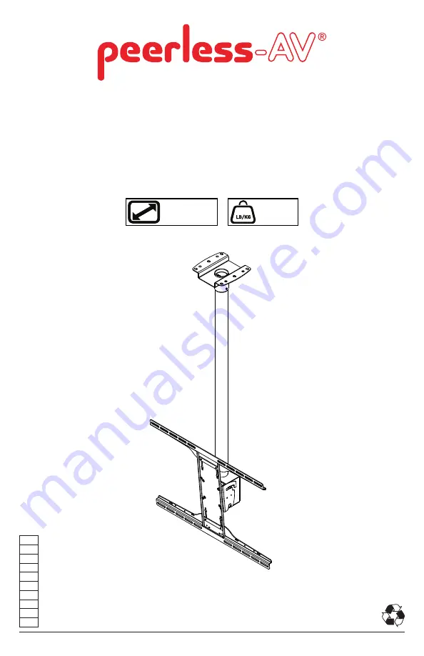 peerless-AV MOD-FPSKIT100-CPF Manual Download Page 1