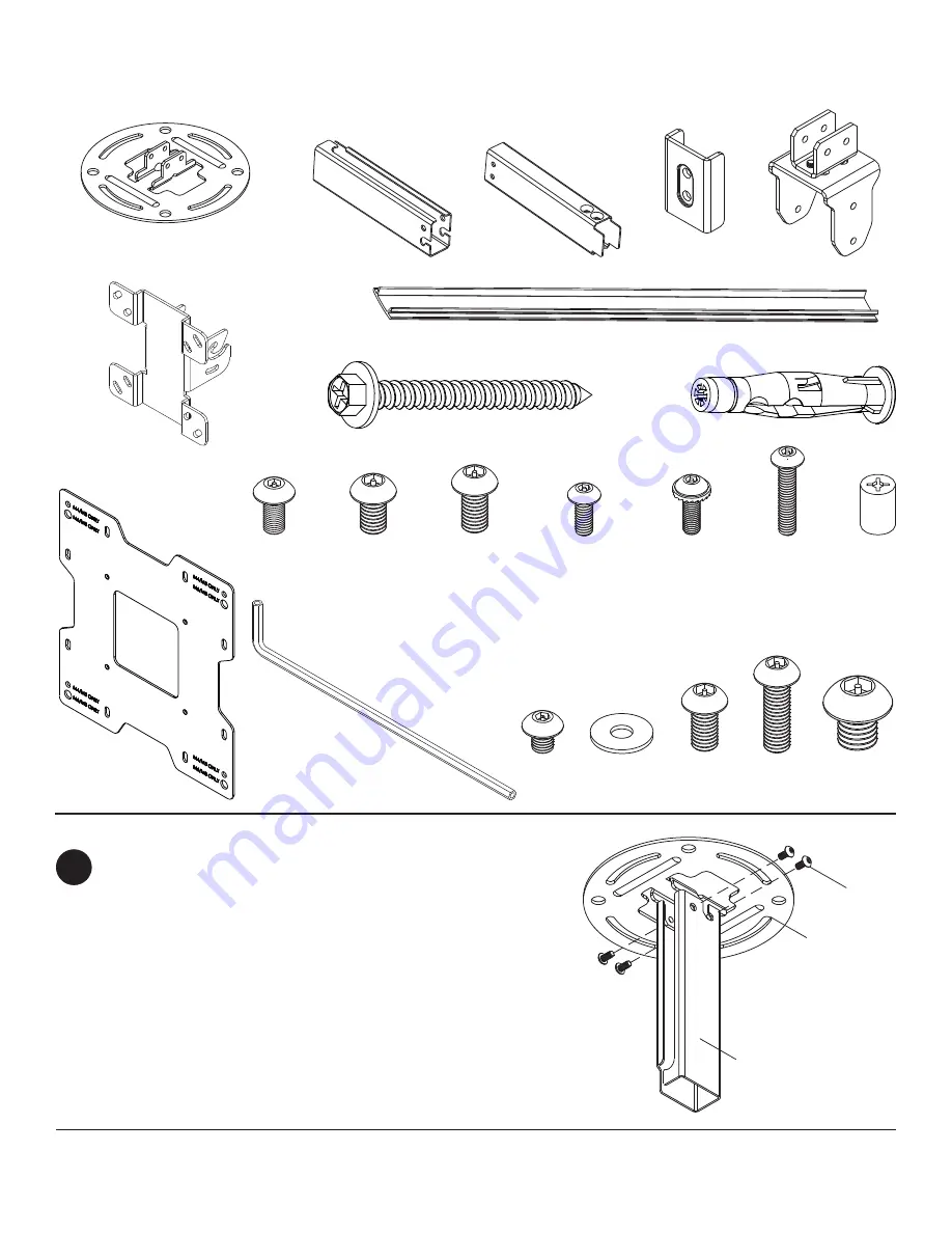 peerless-AV PC930 Series Installation And Assembly Manual Download Page 4