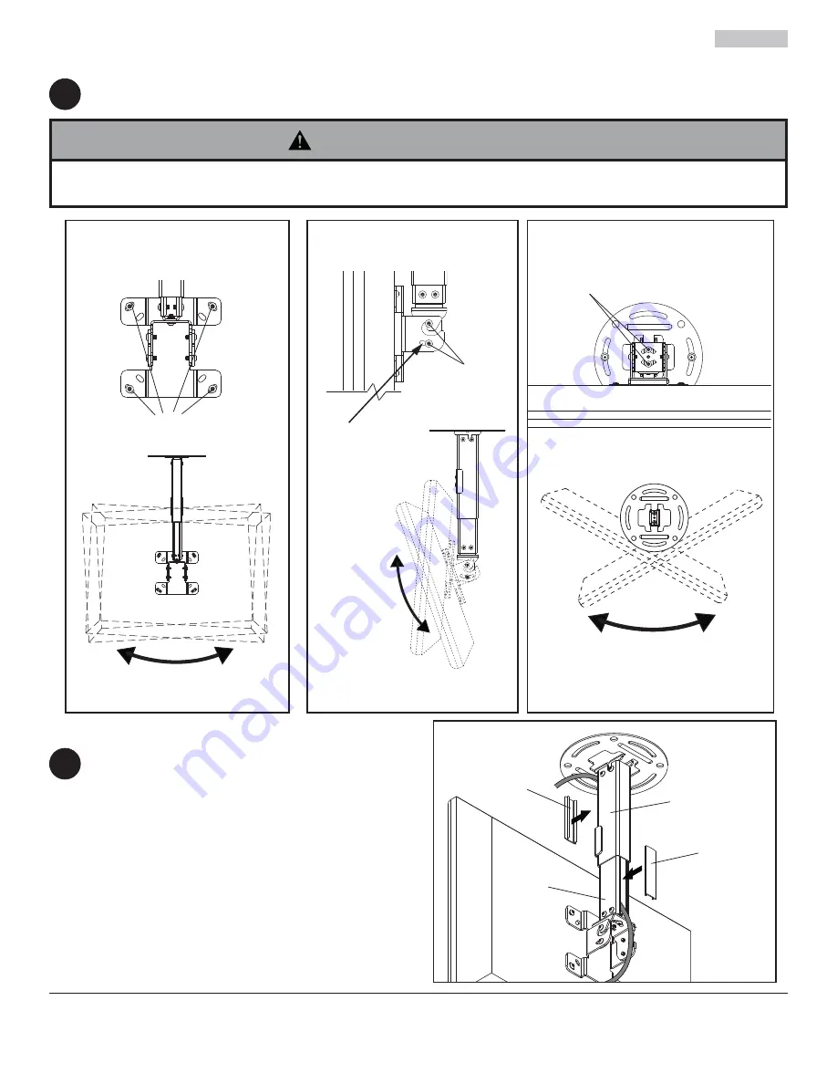 peerless-AV PC930 Series Installation And Assembly Manual Download Page 33