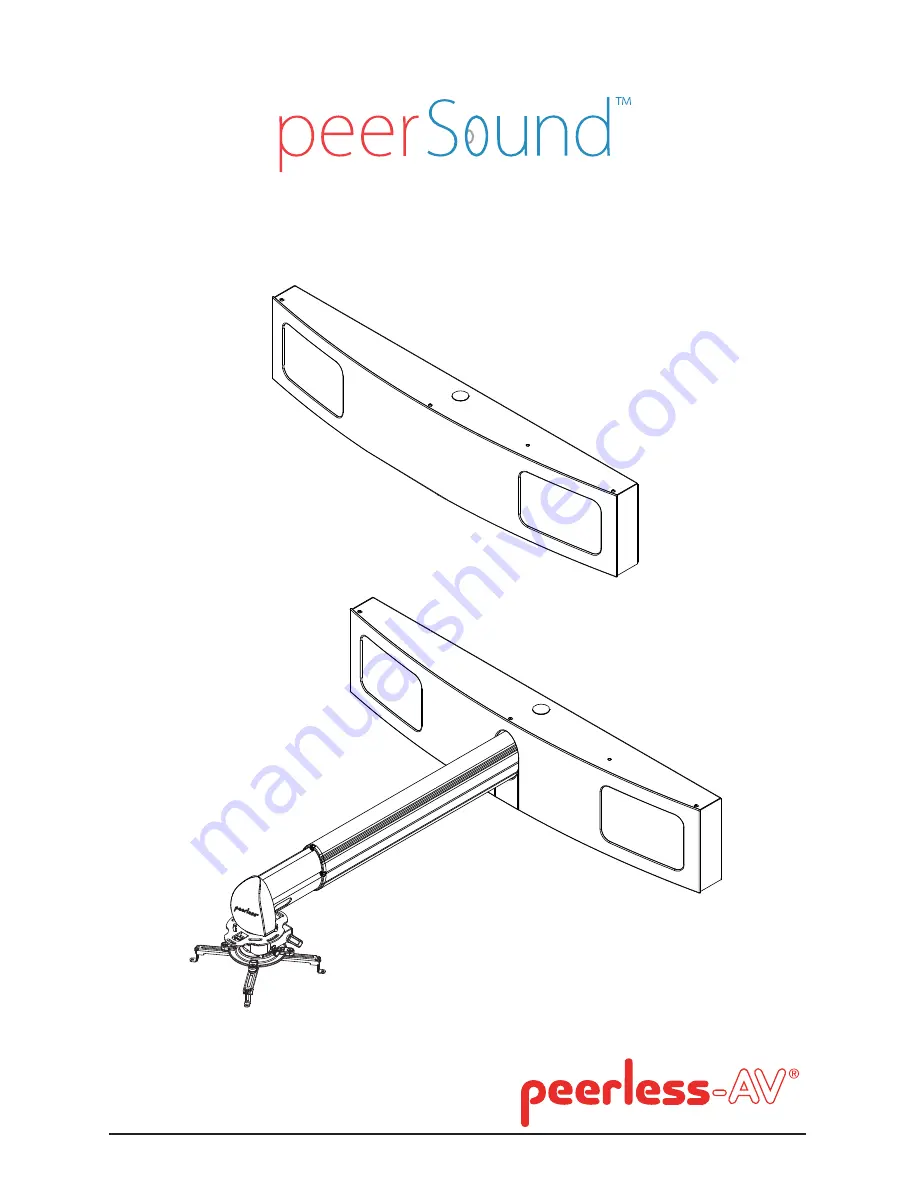 peerless-AV peerSound Скачать руководство пользователя страница 1