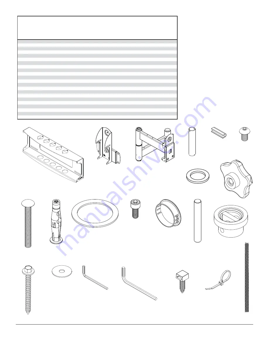 peerless-AV PLA50-UNL Installation And Assembly Manual Download Page 3