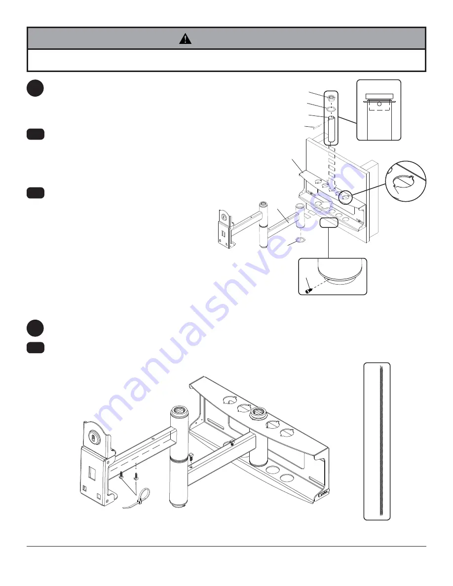 peerless-AV PLA50-UNL Installation And Assembly Manual Download Page 7