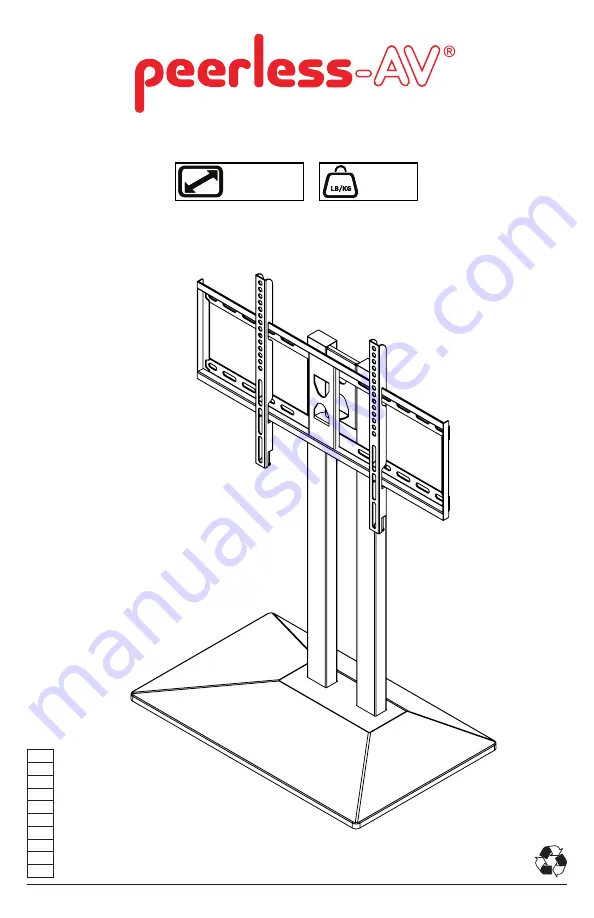 peerless-AV PTS6X4 User Manual Download Page 1