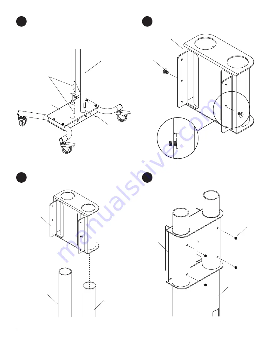 peerless-AV SC560DPB Installation And Assembly Manual Download Page 6