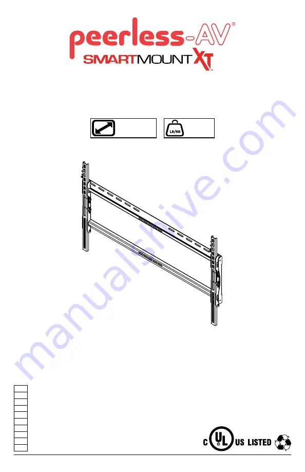 peerless-AV SmartMount XT SFX650 Manual Download Page 1