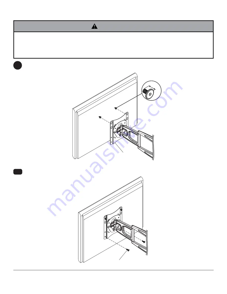 peerless-AV SUA737 Installation And Assembly Manual Download Page 6