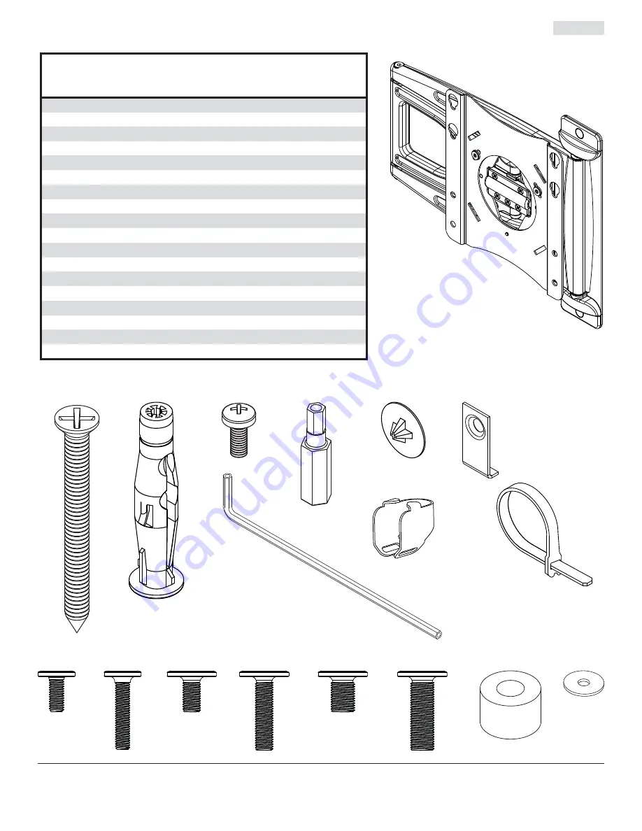 peerless-AV SUA737 Installation And Assembly Manual Download Page 10